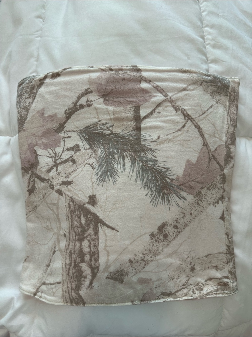 Hollister Pink Camo Reversible Tube Top